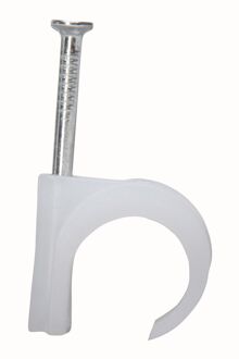 Kopp Spijkerclip 16-20mm Wit 10st.