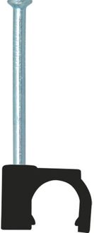Kopp Spijkerclip 4-7mm Zwart 100 Stuks