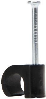 Kopp Spijkerclip 4-7mm Zwart 50 Stuks