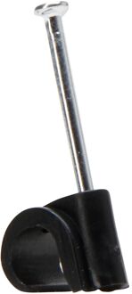 Kopp Spijkerclip 7-11mm Zwart 50 Stuks