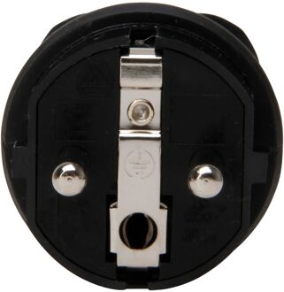 Kopp Stekker Geaard, Slagvast, Ip44, Rubber, Zwart