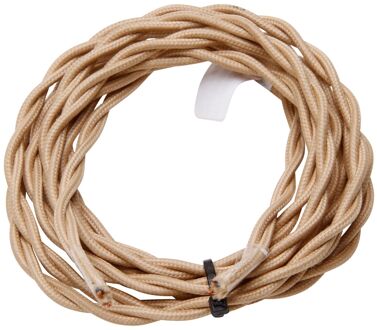 Kopp Textielsnoer 2m 2x0,75 Mm² Beige