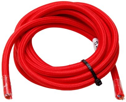 Kopp Textielsnoer 2m 2x0,75 Mm² Rood