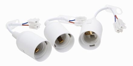 Kopp Verhuisfitting E27 Wit 3st.