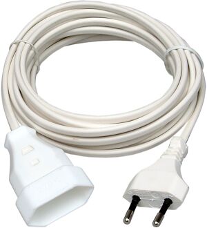 Kopp Verlengsnoer Met Eurostekker Wit 5 Meter