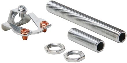 Kopp Verlichting Ophangset Buisnippel 30 + 80mm 2 Moeren M10