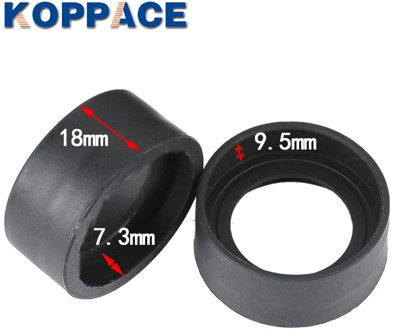 KOPPACE One Pair for 32-36mm Stereo Microscope Eye Guards Binocular Flat Angle Rubber Eyepiece Eye Guards Cups Shield