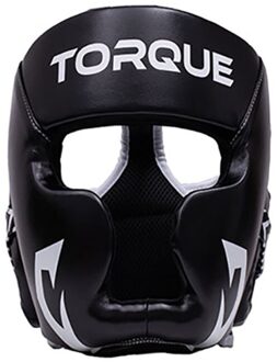 Koppel Boksen Hoofdbeschermer Helm Voor Kinderen Pu Apparatuur Muay Thai Guantes De Boxeo Gratis Vechten Mma Sanda Training Taekwondo zwart / M