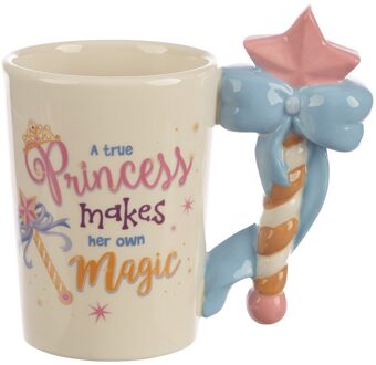 Koppels Hand Painted Keramische Mokken Meisje Gereedschap Beauty Kit Handvat Koffie Mok Föhn Borstel Handvat Mok Thee cup Fairy stick