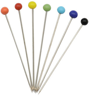 Kopspelden/naaispelden - 3 cm - gekleurd - 100x stuks - hobby sierspelden