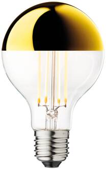 Kopspiegellamp Globe 80, goud, E27, 3,5 W, 2.700 K goud, helder