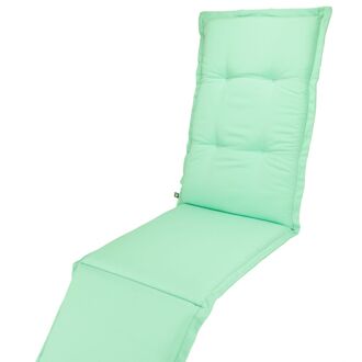 Kopu Kopu® Prisma Aquamarine - Deckchairkussen - 200x50 cm - Groen Blauw