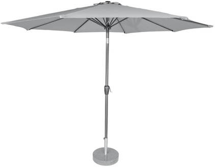 Kopu Kopu® ronde stokparasol 300 cm Calma - Light Grey Grijs