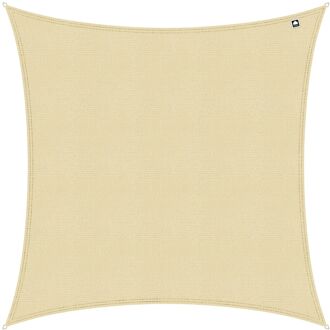 Kopu Kopu® Schaduwdoek Vierkant 280 gram Waterdoorlatend 3x3 m - Creme Crème