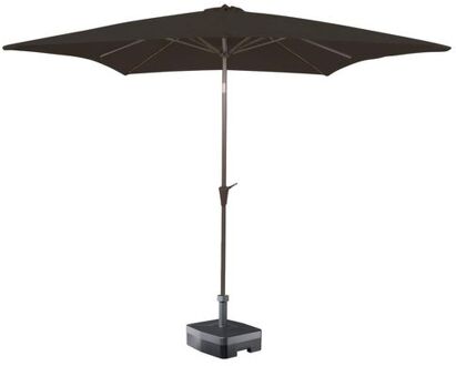Kopu Kopu® vierkante parasol Altea 230x230 cm - Antraciet Grijs