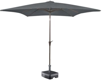 Kopu Kopu® vierkante parasol Altea 230x230 cm - Grey Grijs