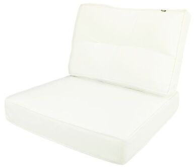 Kopu® Prisma Ivory Hoogwaardige Loungekussen|set Zit en Rug 60 cm Wit