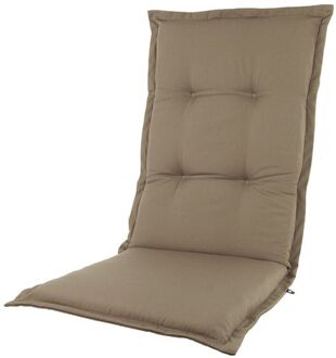 Kopu® Prisma Taupe - Comfortabel Tuinkussen met Hoge Rug - Taupe Bruin