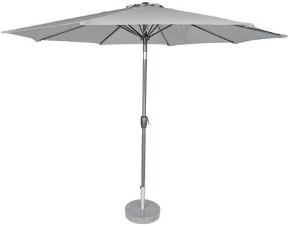 Kopu® ronde stokparasol 300 cm Calma - Light Grey Grijs