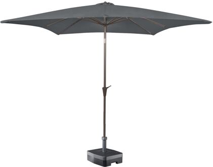 Kopu® vierkante parasol Altea 230x230 cm - Grey Grijs