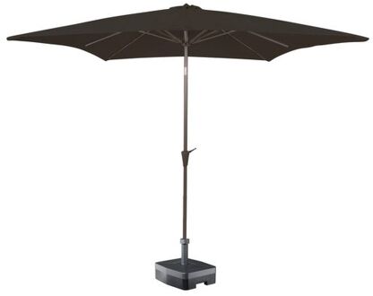 Kopu® vierkante parasol Malaga 200x200 cm - Antraciet