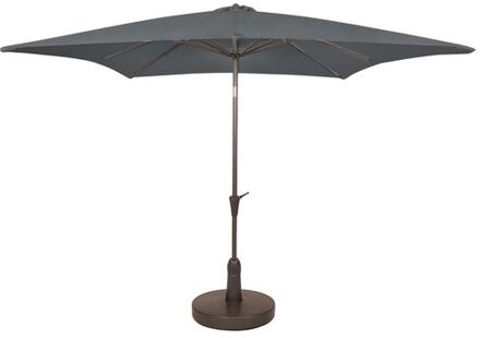Kopu® vierkante parasol Malaga 200x200 cm - Grey Grijs