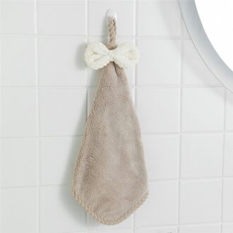 Koraal Fluwelen Strik Zachte Handdoeken Badkamer Verdikte Absorberende Schoonmaak Handdoek Thuis Keuken Veeg Vaatdoeken Poetslappen kameel