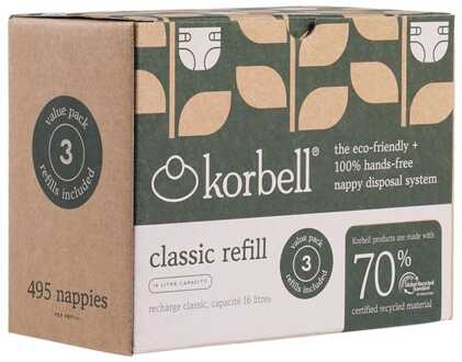 Korbell navullingen Classic 3-pack