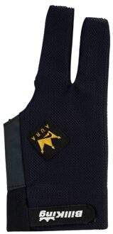 Korea Billking Biljart Pool Cue Professionele Pool Stick Glove3 Vingers Links Mesh Carambole Cue Handschoenen Biljart Accessoires zwart
