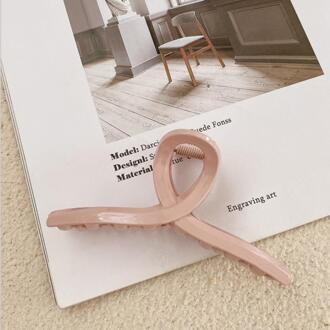 Korea Haaraccessoires Morandi Kleur Kruisen Haar Klauwen Voor Vrouwen Cross Transparante Haar Clip Krab Hoofdtooi 3