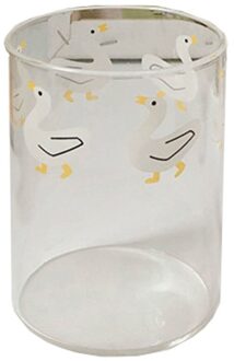 Koreaanse Eend Glas Glazen Kom Hittebestendige Melk Sap Koffie Cup Dessert Fruit Slakom
