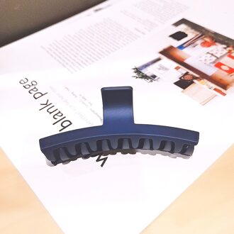 Koreaanse Eenvoudige Effen Kleur Haar Klauw Elegante Frosted Acryl Haar Clip Geometrische Haarspelden Grote Haar Klauwen Haar Accessoires 3