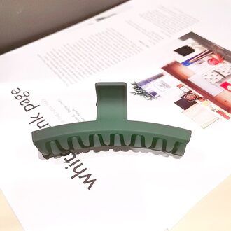 Koreaanse Eenvoudige Effen Kleur Haar Klauw Elegante Frosted Acryl Haar Clip Geometrische Haarspelden Grote Haar Klauwen Haar Accessoires 4