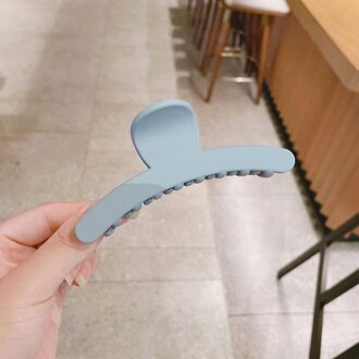 Koreaanse Eenvoudige Effen Kleur Haar Klauw Elegante Frosted Acryl Haar Clip Geometrische Haarspelden Grote Haar Klauwen Haar Accessoires champagne