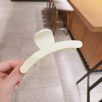 Koreaanse Eenvoudige Effen Kleur Haar Klauw Elegante Frosted Acryl Haar Clip Geometrische Haarspelden Grote Haar Klauwen Haar Accessoires Goud