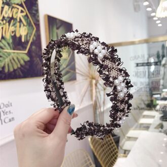 Koreaanse Ins Eenvoudige Ruwe Bramen Kralen Parel Haarband Voor Vrouwen Meisjes Haar Hoepel Hoofdband Dames Hoofdtooi Haar Accessoires 4