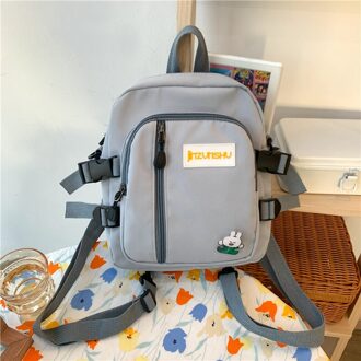 Koreaanse Japanse Modieuze Meisje Multifunctionele Rugzak Midden En Hoge Scholieren Campus Boekentas Waterdichte Tas blauw / enkel en alleen backpack