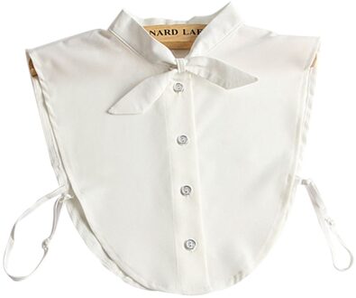 Koreaanse Katoen Kleine Kralen Removalbe Nep Kragen Vrouwen Blouse Kraagie Nep Tuniek Vestido Faux Cols Valse Kraag Custom