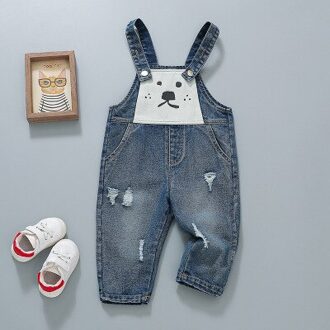 Koreaanse Lente Kinderen Cartoon Denim Overalls Baby Jean Lente Baby Jongens Denim Overalls Peuter Cowboy Broek Jumpsuits 24M