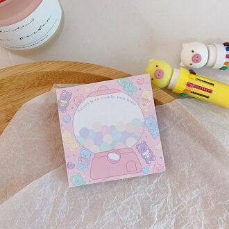 Koreaanse Stijl Candy Kleur Note Rood