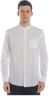 Koreaanse Stijl Overhemd Daniele Alessandrini , White , Heren - 2Xl,L