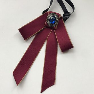 Koreaanse Streamer Vlinderdas Britse Mannen Bruiloft Sieraden College Stijl Overhemd Accessoires Kraag Bloem Mode Handgemaakte Bowtie 2