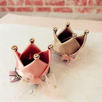 Korean Fashion Children's Hairpin Headdress Beautiful Girl Princess Crown Hair Clip Birthday Gifts Kids Girls Hair Accessories