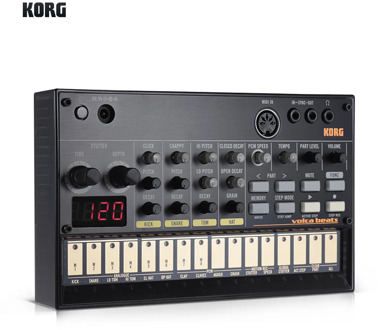 KORG VOLCA KEYS Portable Analog Synthesizer Synth Built-in Delay Effect Loop Sequencer with MIDI In 3.5mm Sync In/ Out Headphone