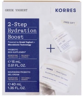 KORRES Geschenkset Korres Greek Yoghurt 2-Step Hydration Boost Skincare Set Cream & Serum 40ml + 15ml