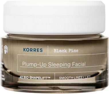 KORRES Nachtcrème Korres Black Pine Plump-Up Sleeping Facial 40 ml