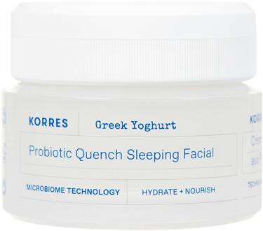 KORRES Nachtcrème Korres Greek Yoghurt Probiotic Quench Sleeping Facial 40 ml