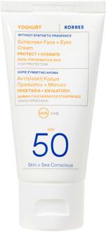 KORRES Zonnebrandcrème Korres Yoghurt Face & Eyes Sunscreen SPF50 50 ml