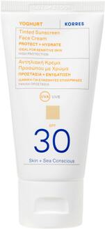 KORRES Zonnebrandcrème Korres Yoghurt Tinted Sunscreen Face Cream SPF30 50 ml