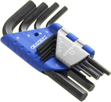 korte 6-kant metrische inbussleutelset | 9-delig | E113929 - E113929